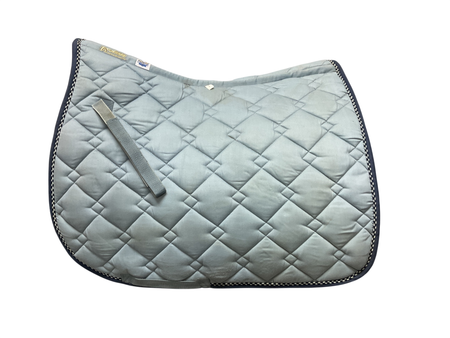 Roma Double Diamond All Pupose Saddle Pad Pad Lt Blue