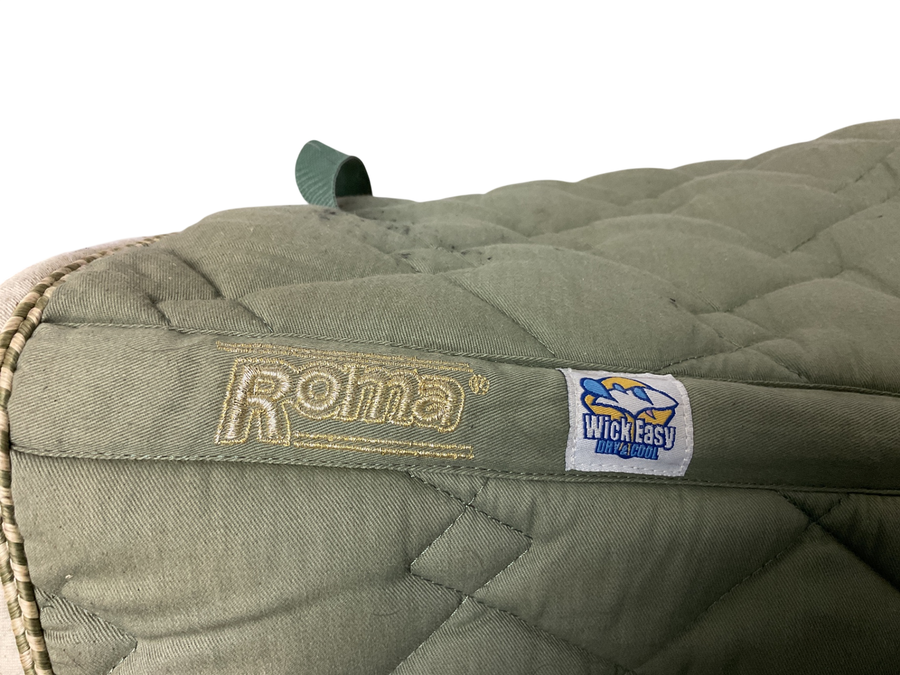 Roma Double Diamond All Purpose Saddle Pad Sage Green