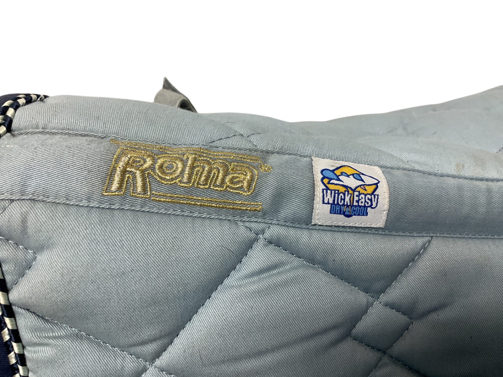 Roma Double Diamond All Pupose Saddle Pad Pad Lt Blue