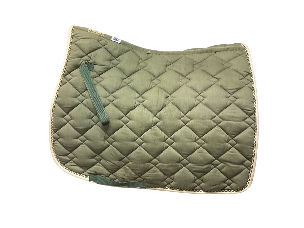 Roma Double Diamond All Purpose Saddle Pad Sage Green