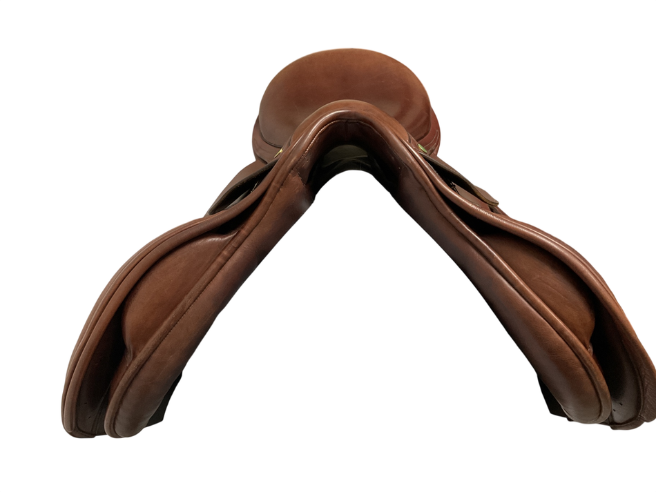 County Conquest Jump Saddle 17 Brown