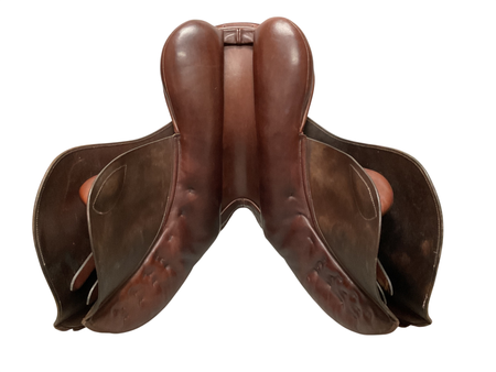 County Conquest Jump Saddle 17 Brown