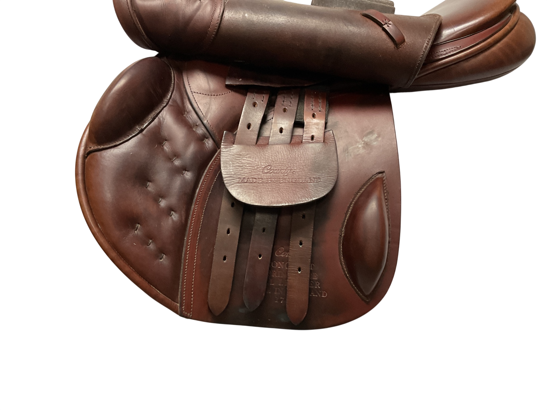 County Conquest Jump Saddle 17 Brown