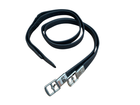 Bates Luxe Stirrup Leathers 54 BLK