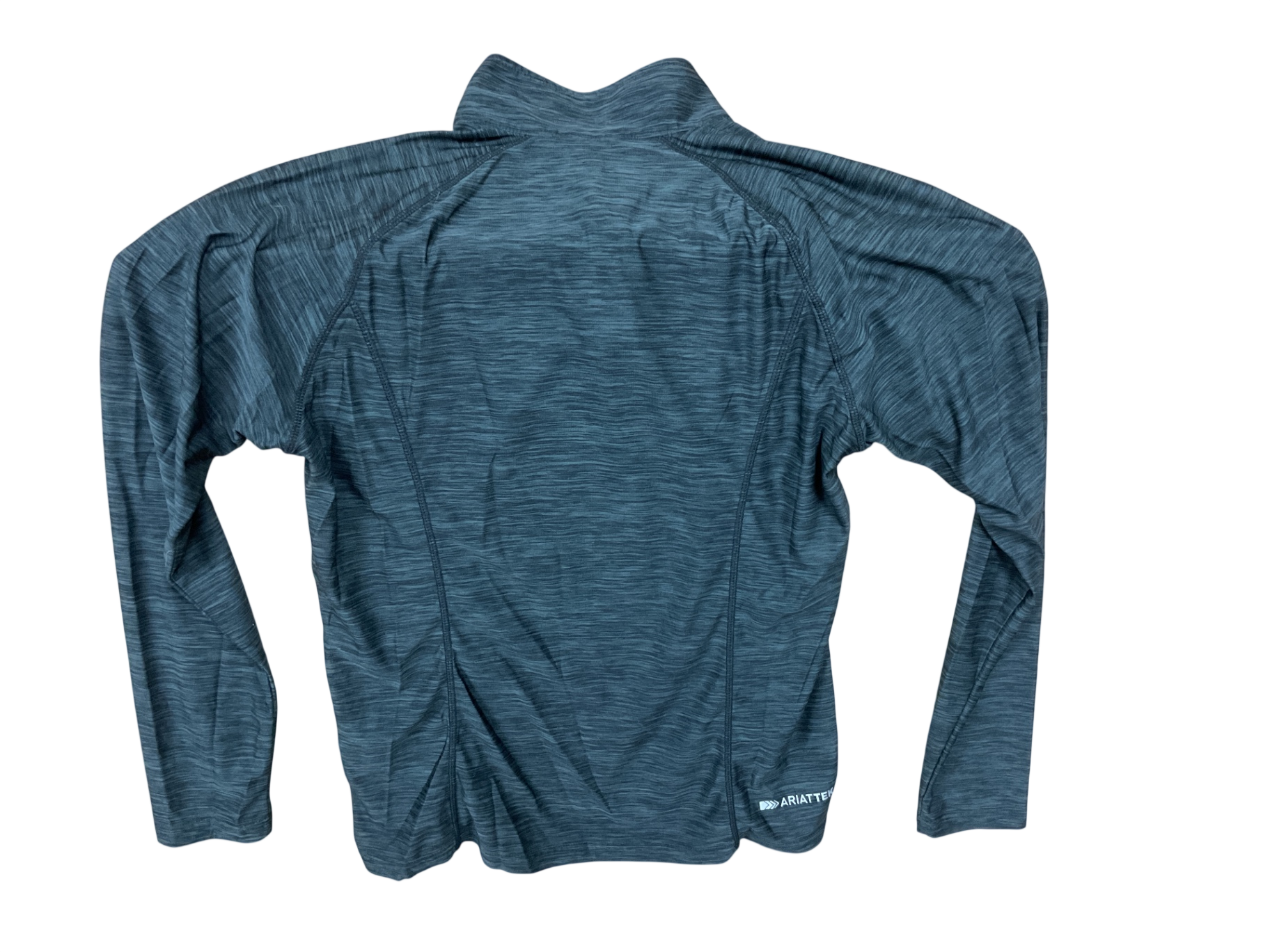 Ariat Ariatek Quarter Zip Top Large Dark Gray with Red accents
