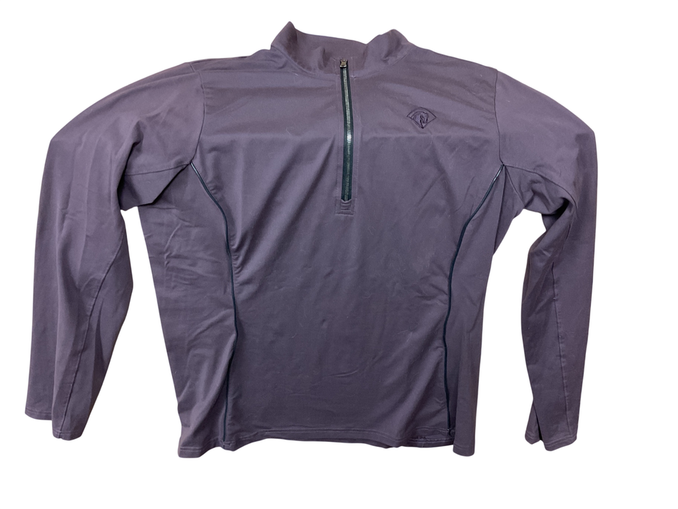 Arista Bio Tek Quarter Zip Top Large Purple