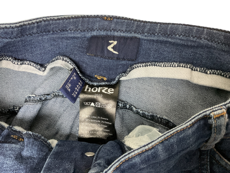 Horze High Waist Silicone Full Seat Denim Breech 28 Blue