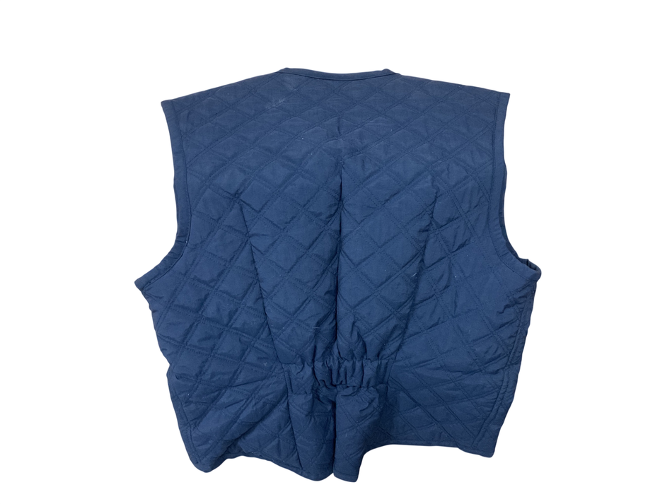 Miller’s Quilted Riding Vest Medium Navy blue