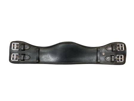 Passier Curved Leather Girth 24” BLK