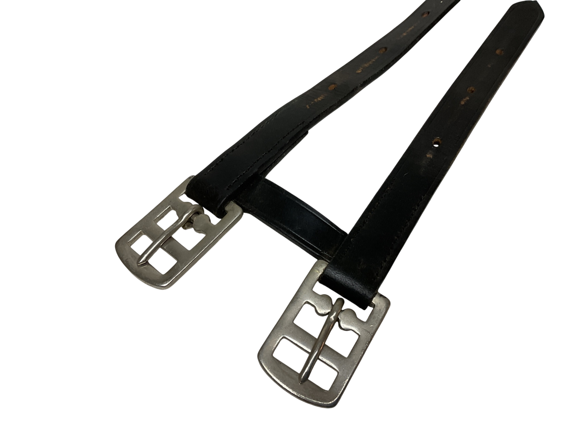 Leather Girth Extender BLK