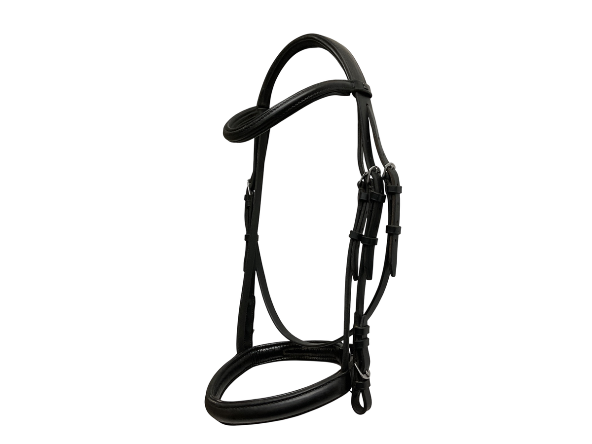 Dobert Classic Snaffle Bridle COB BLK
