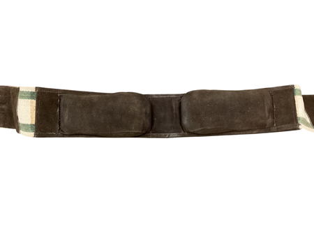  Camelot Web 8-Ring Horse Surcingle, Brown, 74 to 92-in
