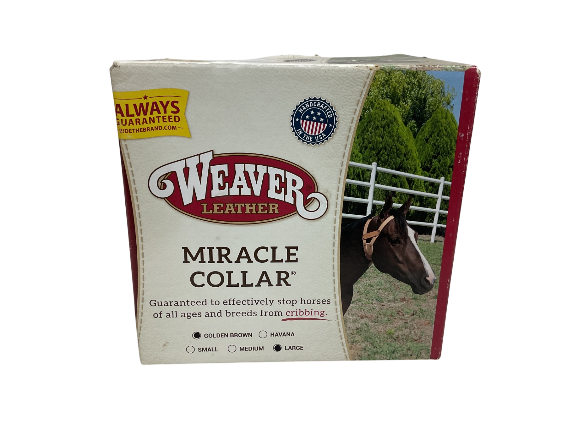 Weaver Leather Miracle Collar Large Golden Brown