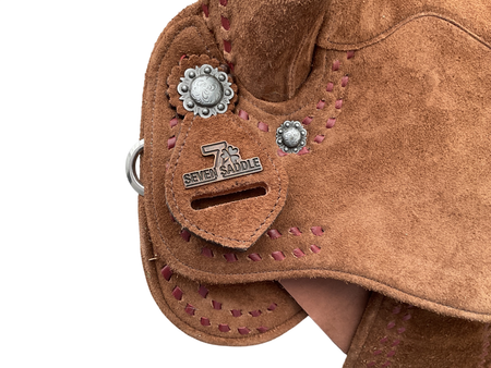 Seven Saddles Ceejay Lightweight Barrel Saddle & Matching Breastplate 15.5