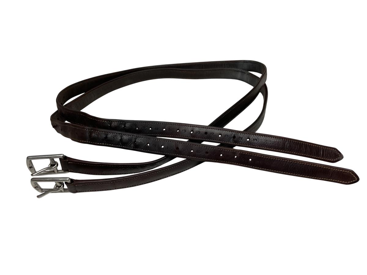CWD Stirrup Leathers 140cm Military Brown