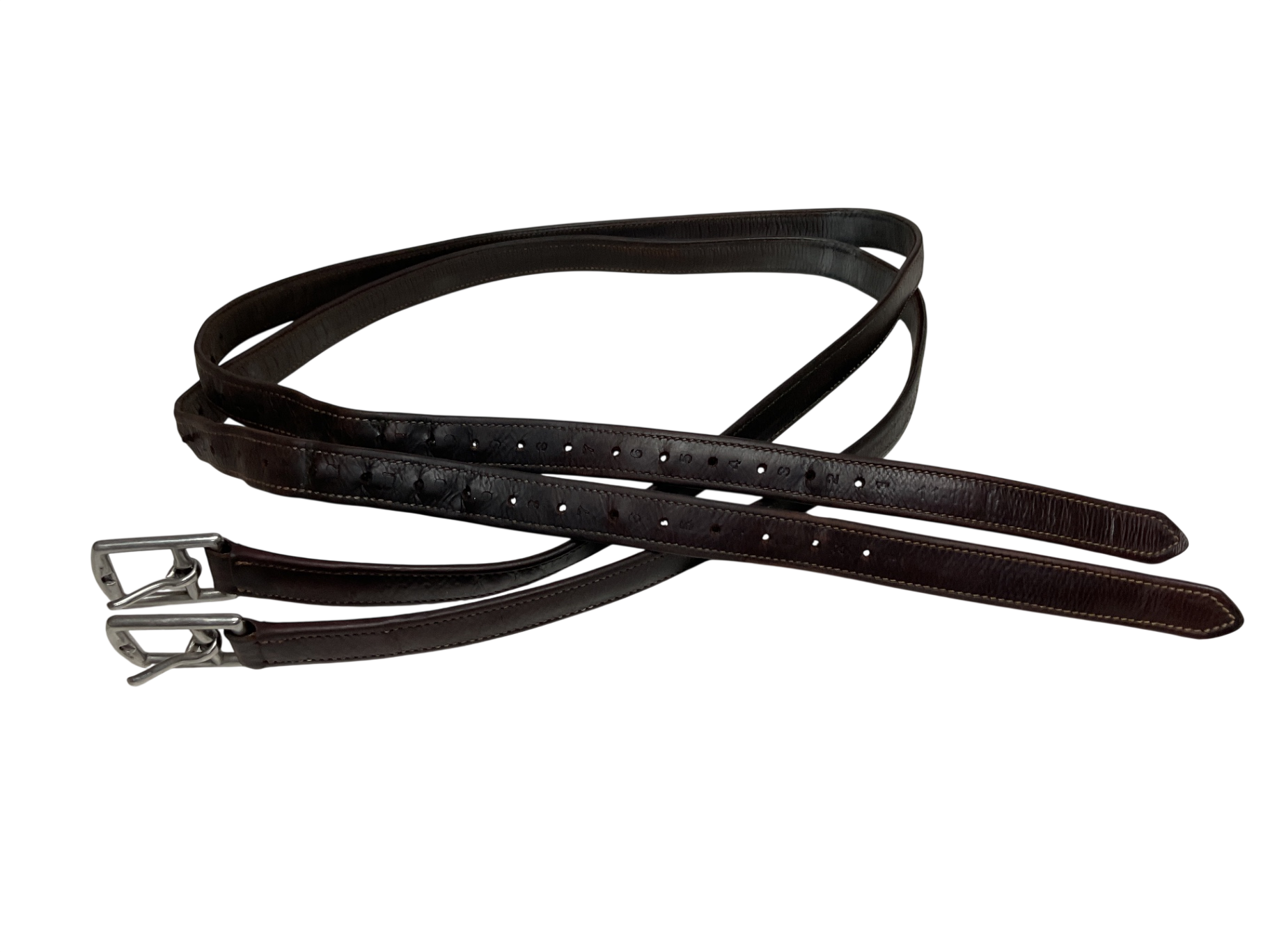 CWD Stirrup Leathers 140cm Military Brown