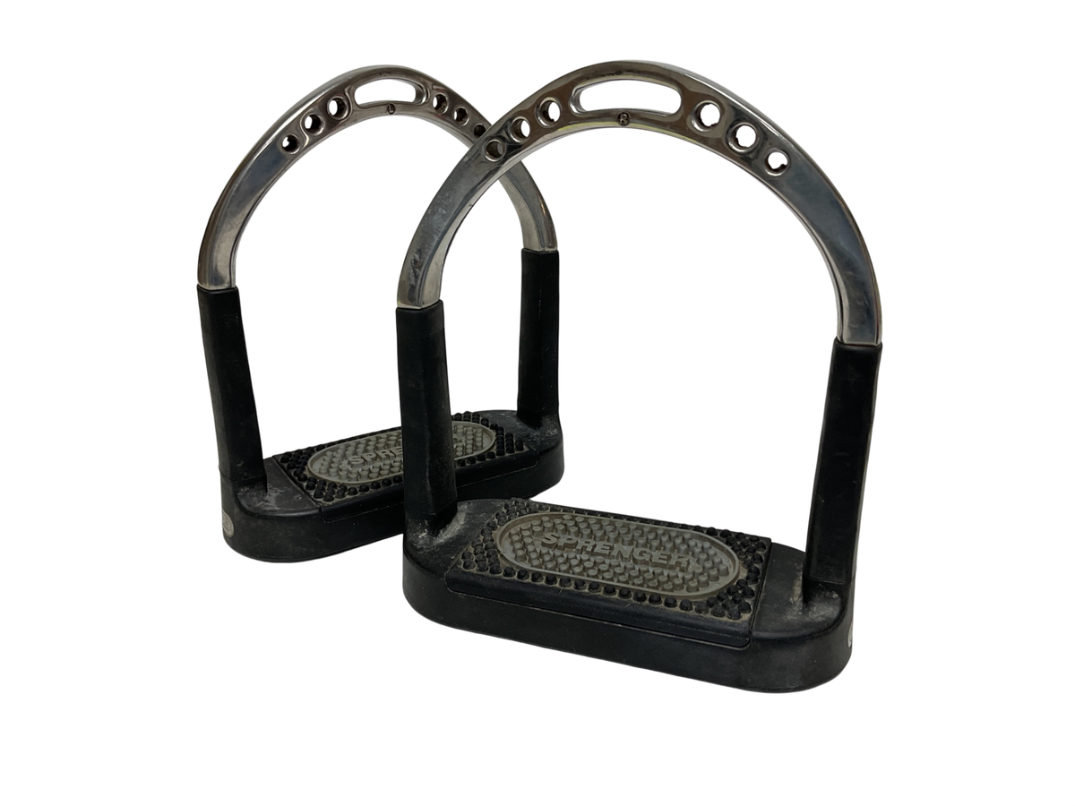 Herm Sprenger Flexcite Stirrup Irons 4.75 Black