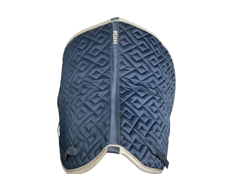 HKM Satin Dressage Saddle Pad Navy