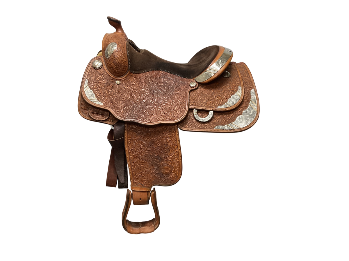 Billy Royal Limited Edition Equitation Show Saddle & Accessories 15.5 Light Walnut