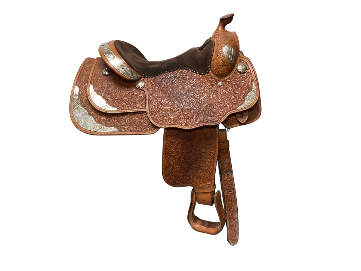 Billy Royal Limited Edition Equitation Show Saddle & Accessories 15.5 Light Walnut