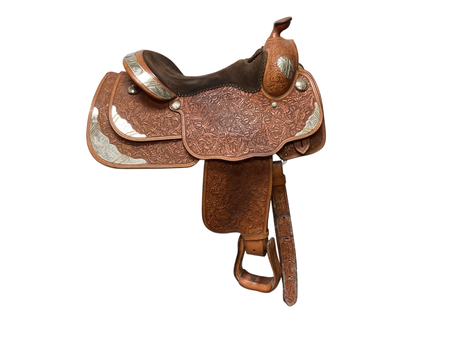 Billy Royal Limited Edition Equitation Show Saddle & Accessories 15.5 Light Walnut