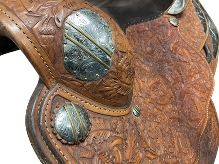 Billy Royal Limited Edition Equitation Show Saddle & Accessories 15.5 Light Walnut