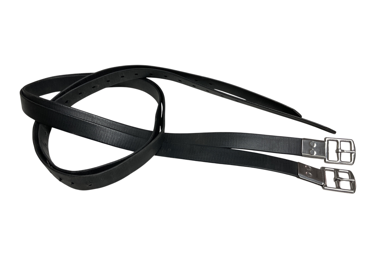 Wintec Slimline Stirrup Leathers 63 Black