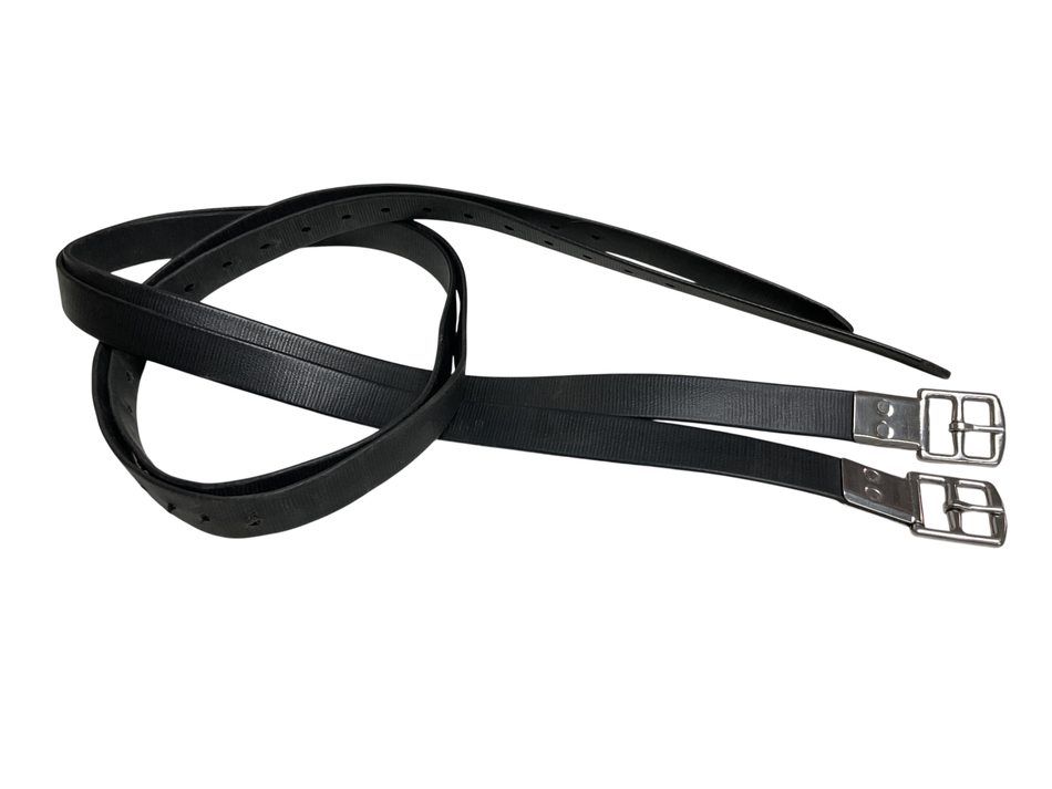Wintec Slimline Stirrup Leathers 63 Black