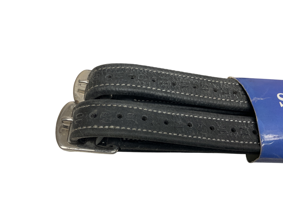 Collegiate Luxe Stirrup Leathers 48” Black