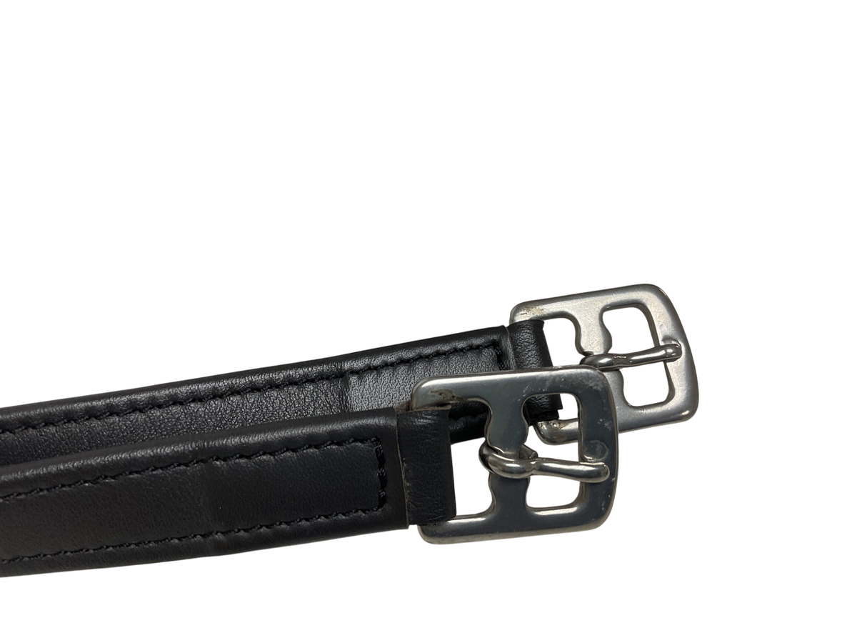 Black Country Wrapped Stirrup Leathers 57” Dark Brown