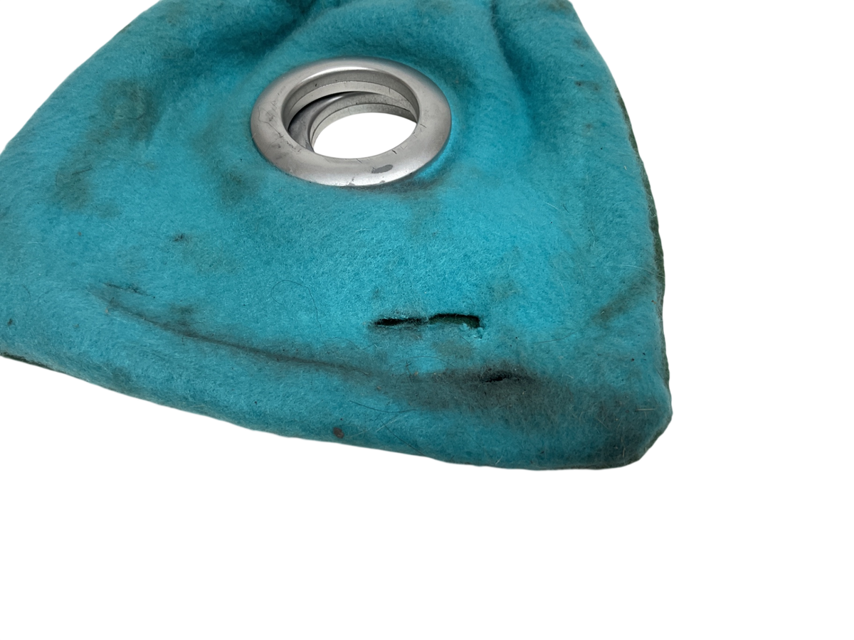 Happy Hooves Handmade Stirrup Covers, Blue and Green