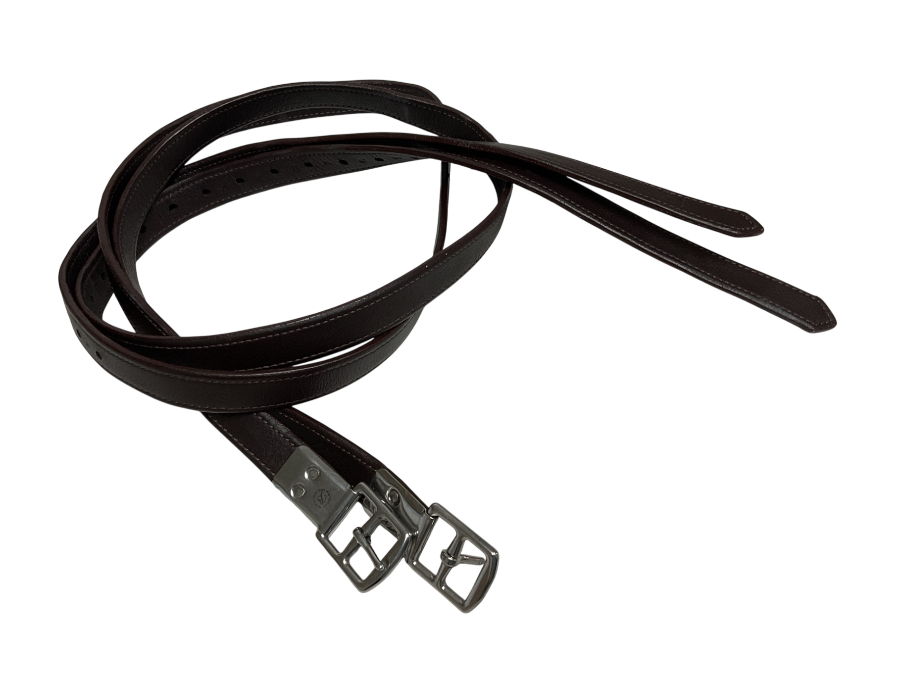 Bates Stirrup Leathers 54” Dark Brown
