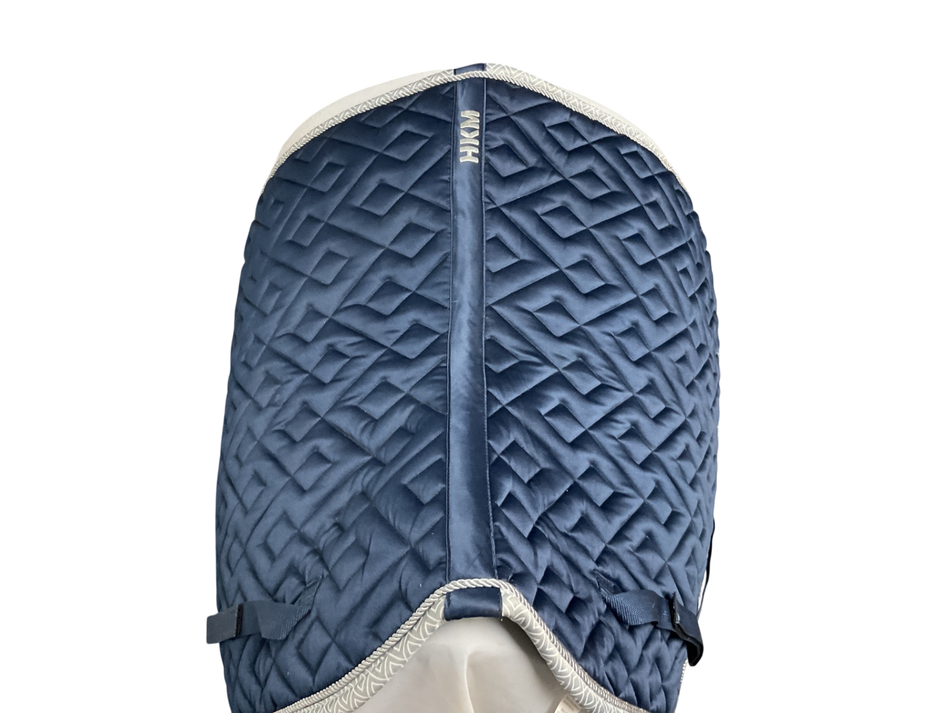 HKM Satin Dressage Saddle Pad Navy