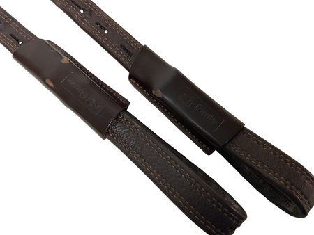 Prestige Ideal Dressage Mono Stirrup Leathers DK BRN