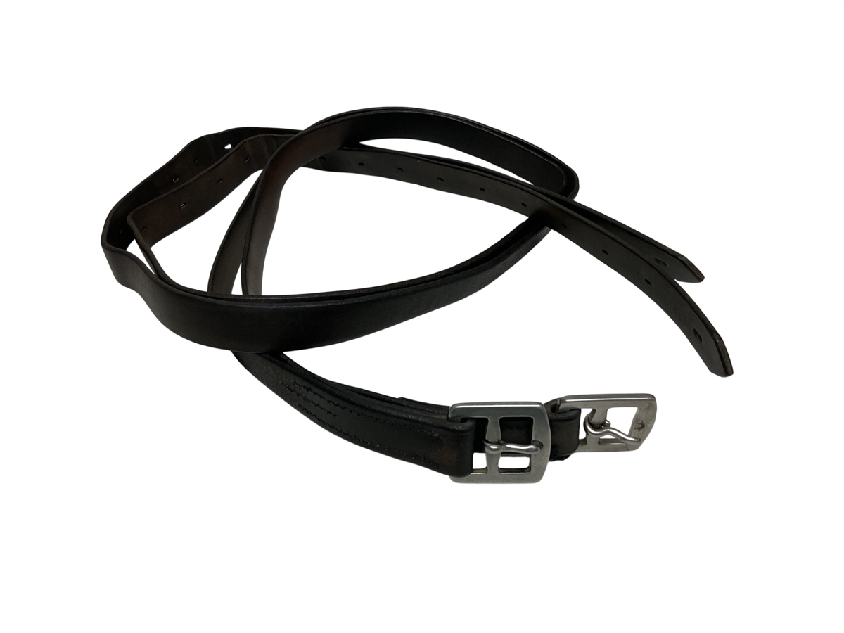 Solid Leather Stirrup leathers 62 BRN
