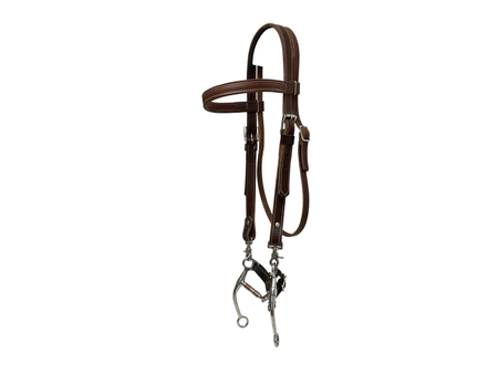 Weaver Leather Draft Headstall with Bit