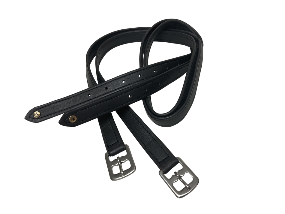 Black Country Wrapped Stirrup Leathers 60 Dk Brown