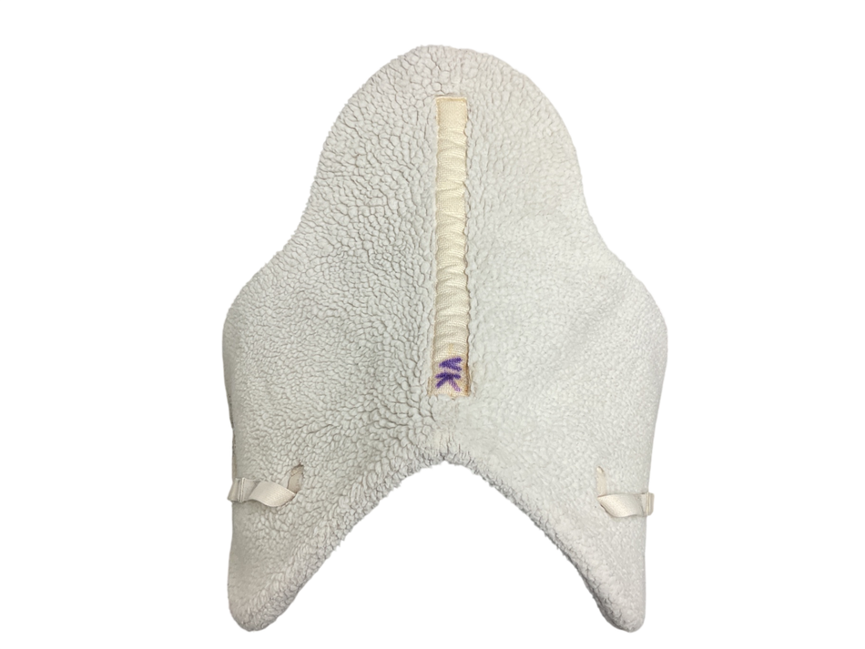 Shaped Fleece Jump Saddle Pad WHT