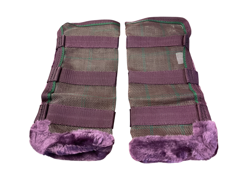 State Line Tack Horse Fly Boots One Size Multicolor