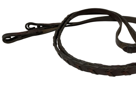 Leather Laced Reins 52” Australian Nut