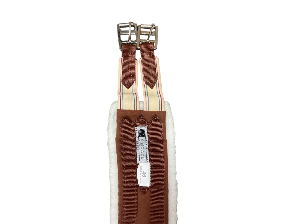 Kincade Equalizing Fleece Jumping Girth 46” Brown