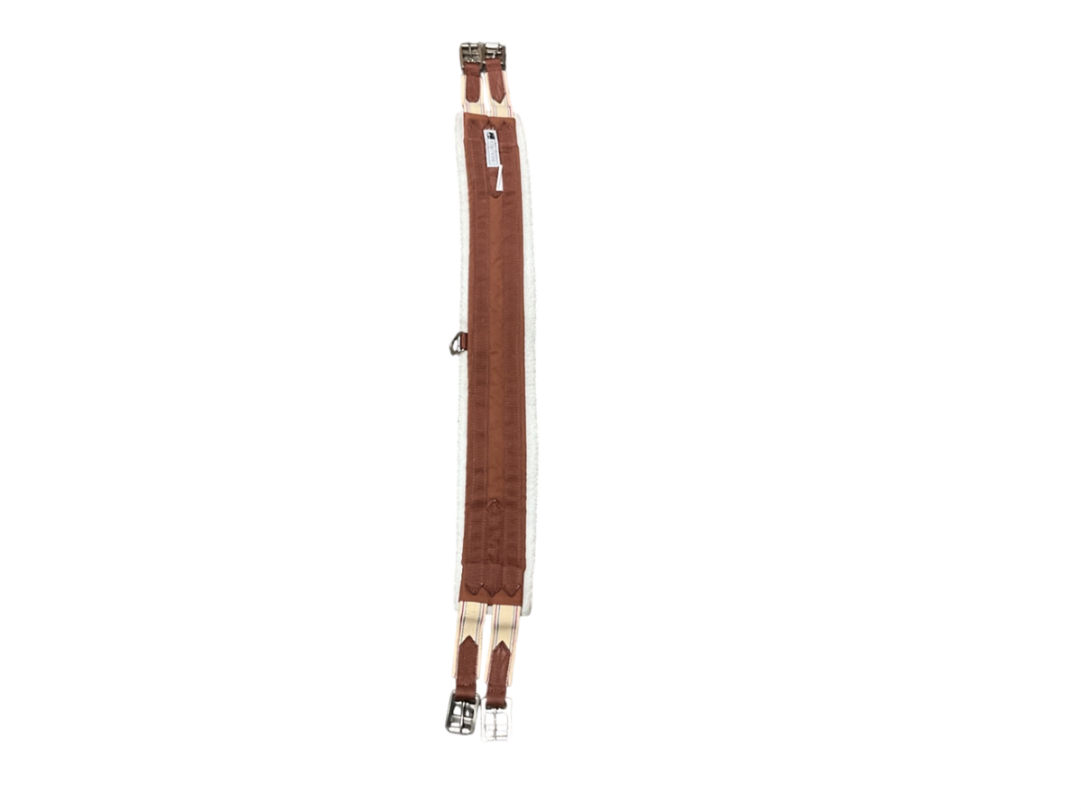 Kincade Equalizing Fleece Jumping Girth 46” Brown