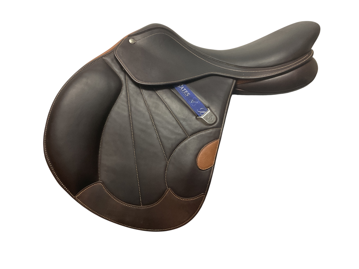 Bates Victrix Jump Saddle 17.5 BRN/TAN