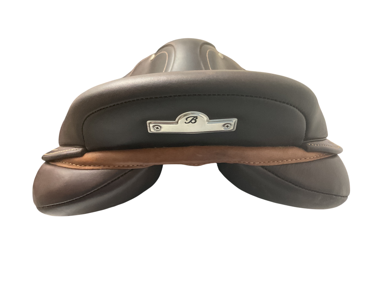 Bates Victrix Jump Saddle 17.5 BRN/TAN