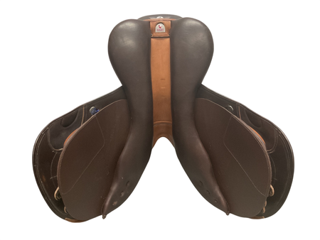 Bates Victrix Jump Saddle 17.5 BRN/TAN