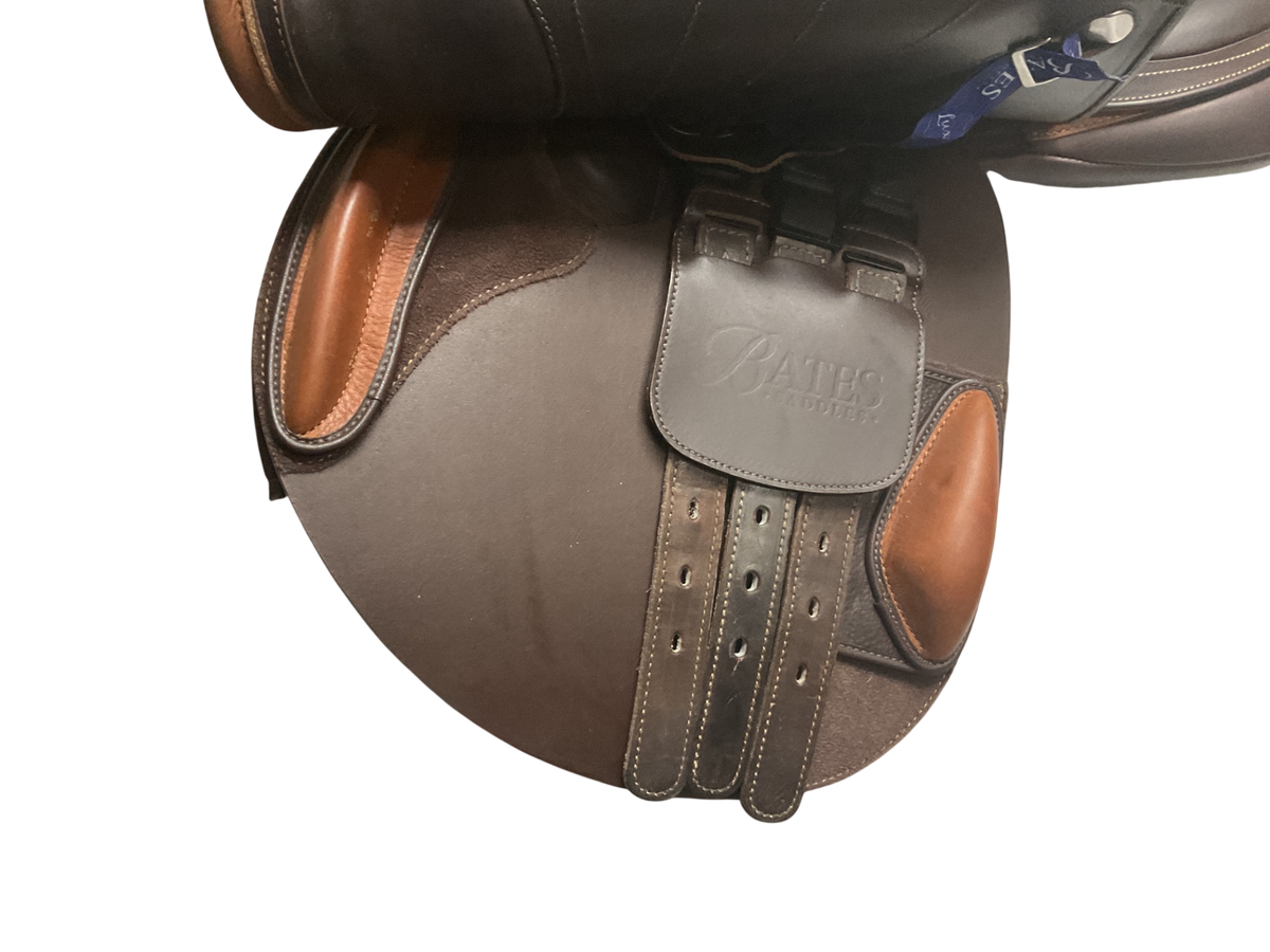 Bates Victrix Jump Saddle 17.5 BRN/TAN