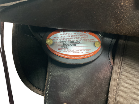 High Horse Daisetta Saddle 16 W BRN