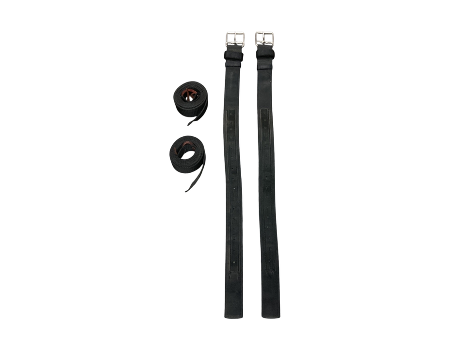 Nylon Latigos & Billets Black