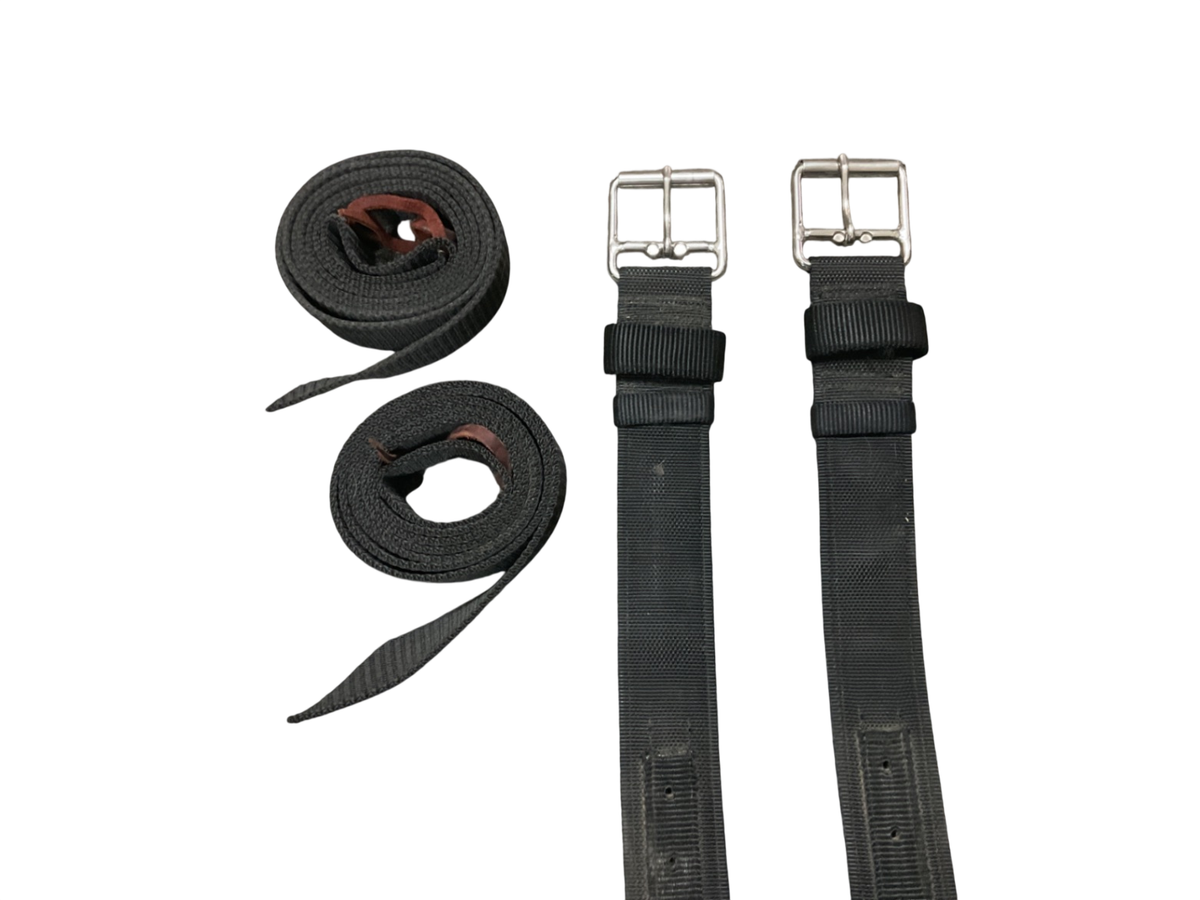 Nylon Latigos & Billets Black