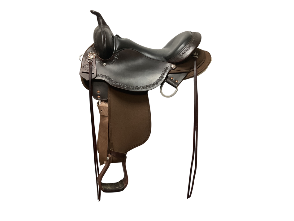 High Horse Daisetta Saddle 16 W BRN